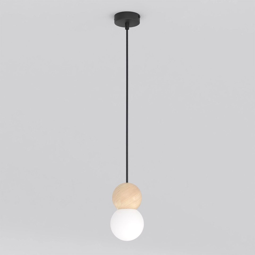 Lustra suspendata LOOP 1 negru