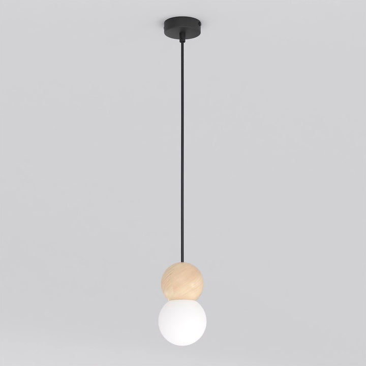 Lustra suspendata LOOP 1 negru