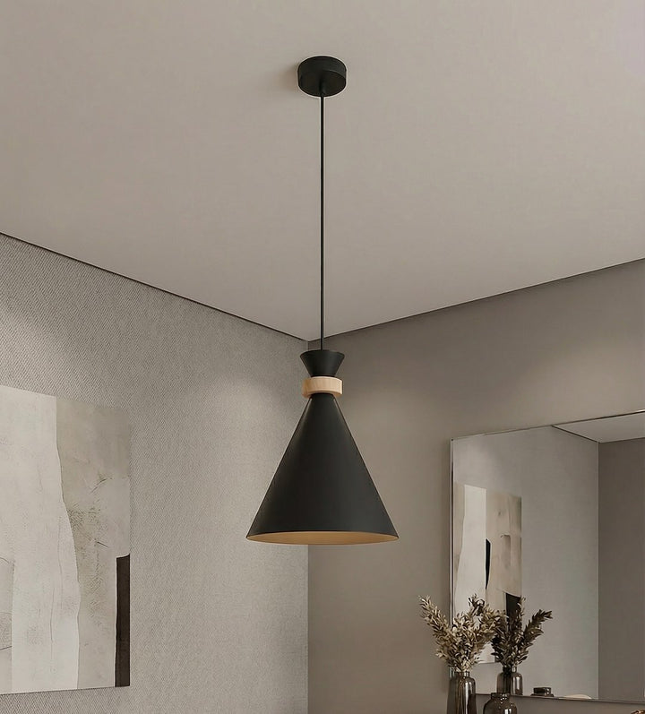 Lustra suspendata ZERO 1 negru