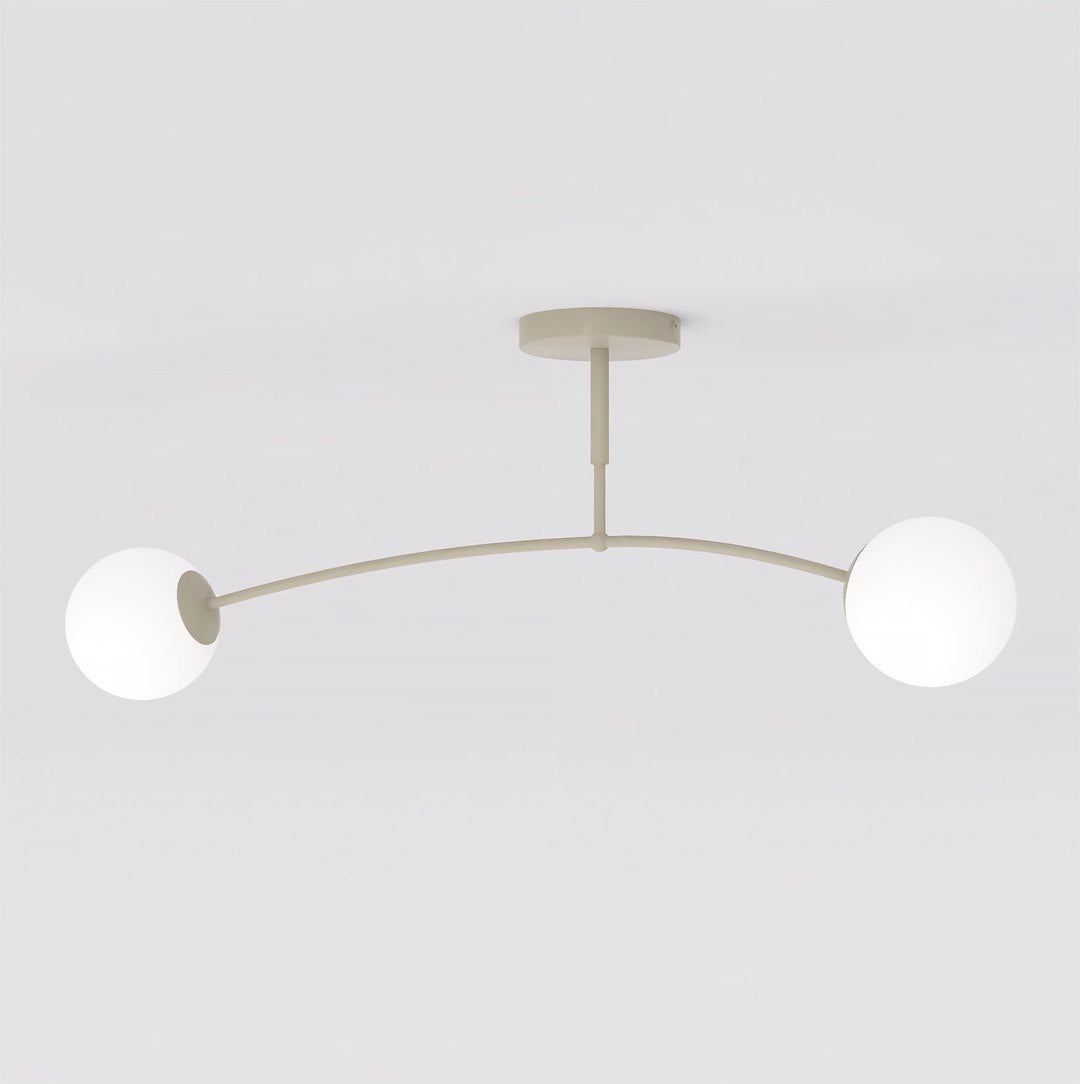Plafoniera PREGOS 2 cafenie opal