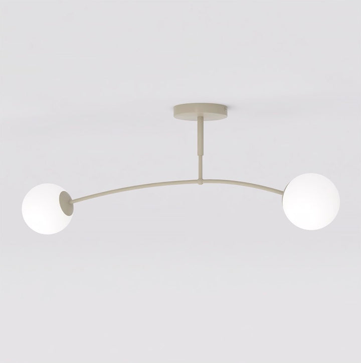Plafoniera PREGOS 2 cafenie opal