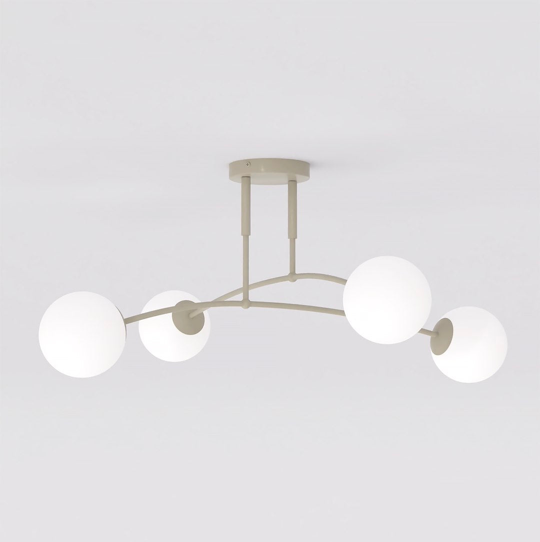 Plafoniera PREGOS 4 cafenie opal