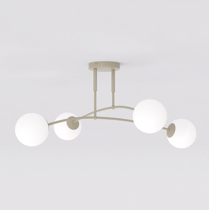 Plafoniera PREGOS 4 cafenie opal