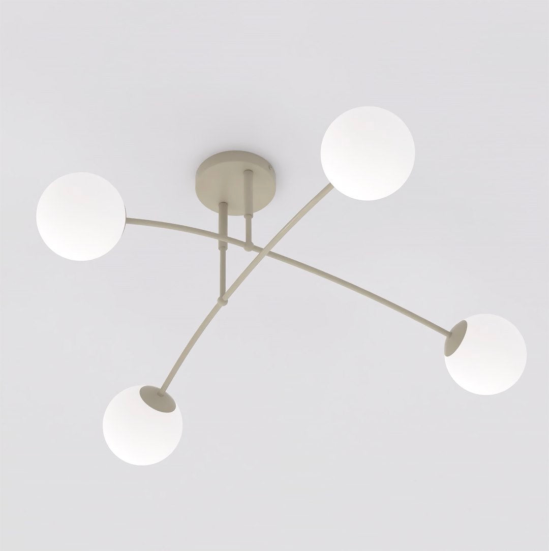 Plafoniera PREGOS 4 cafenie opal