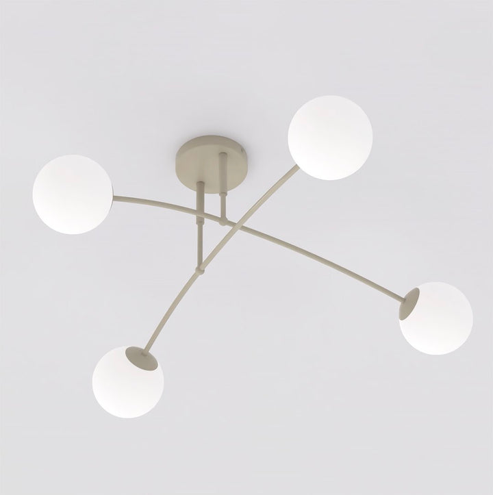 Plafoniera PREGOS 4 cafenie opal