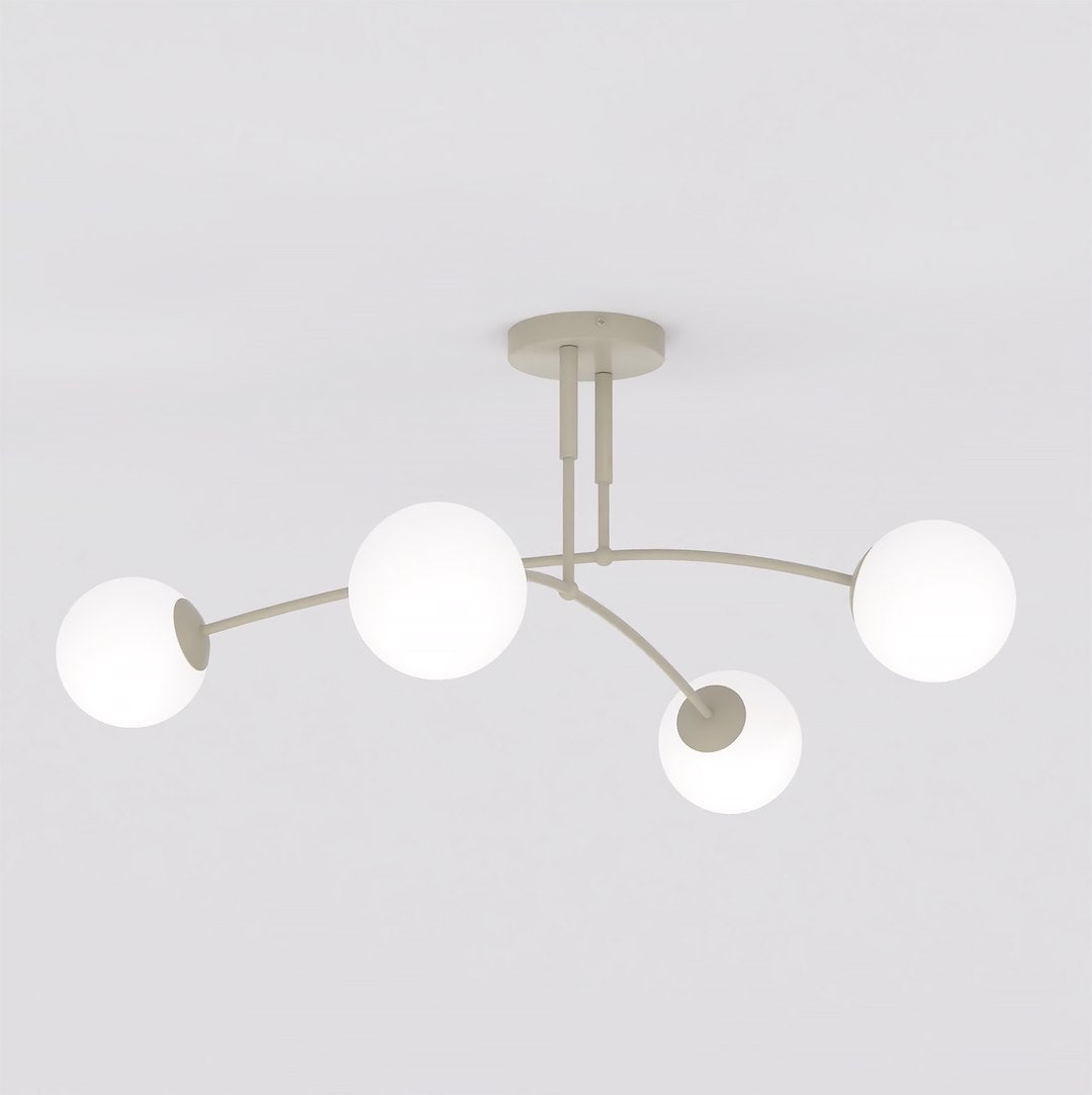 Plafoniera PREGOS 4 cafenie opal