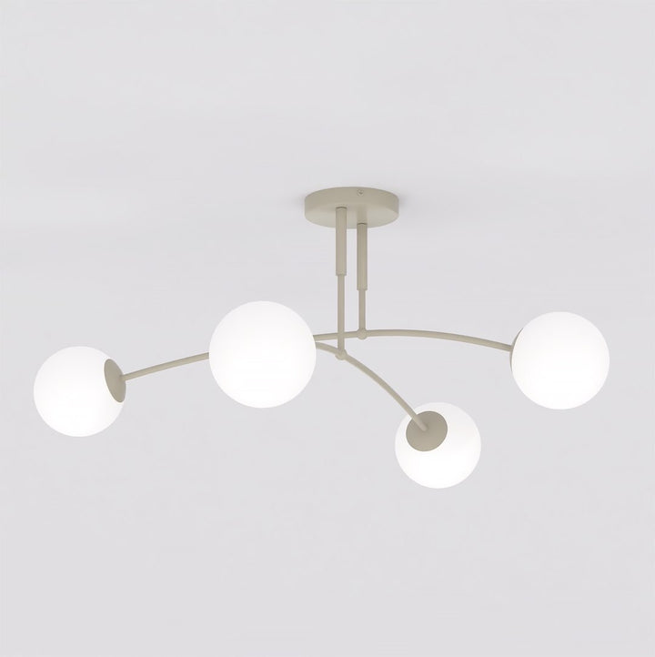 Plafoniera PREGOS 4 cafenie opal