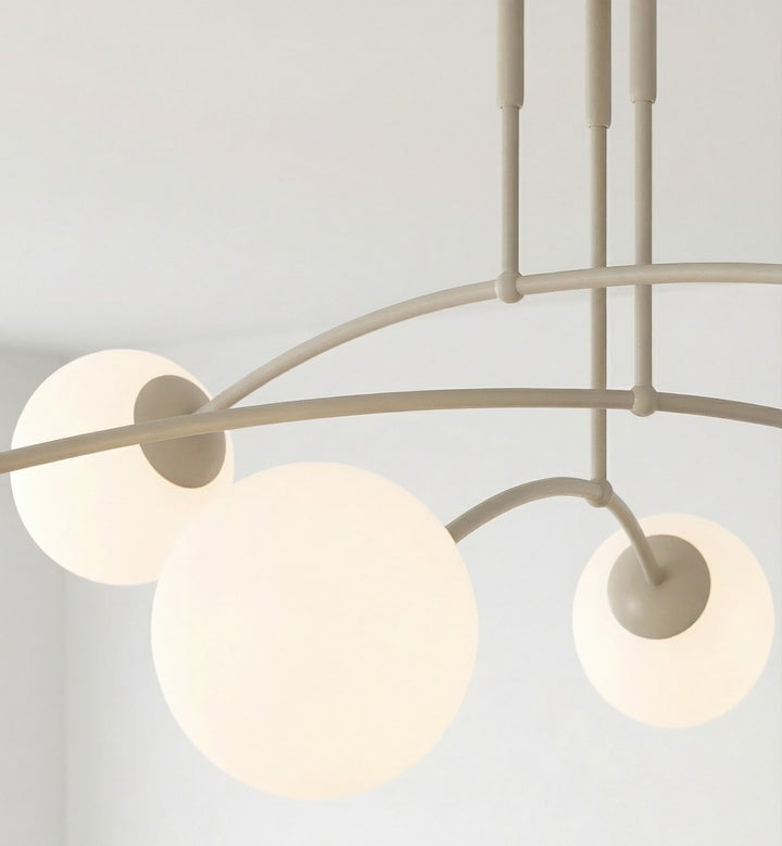 Plafoniera PREGOS 6 cafenie opal