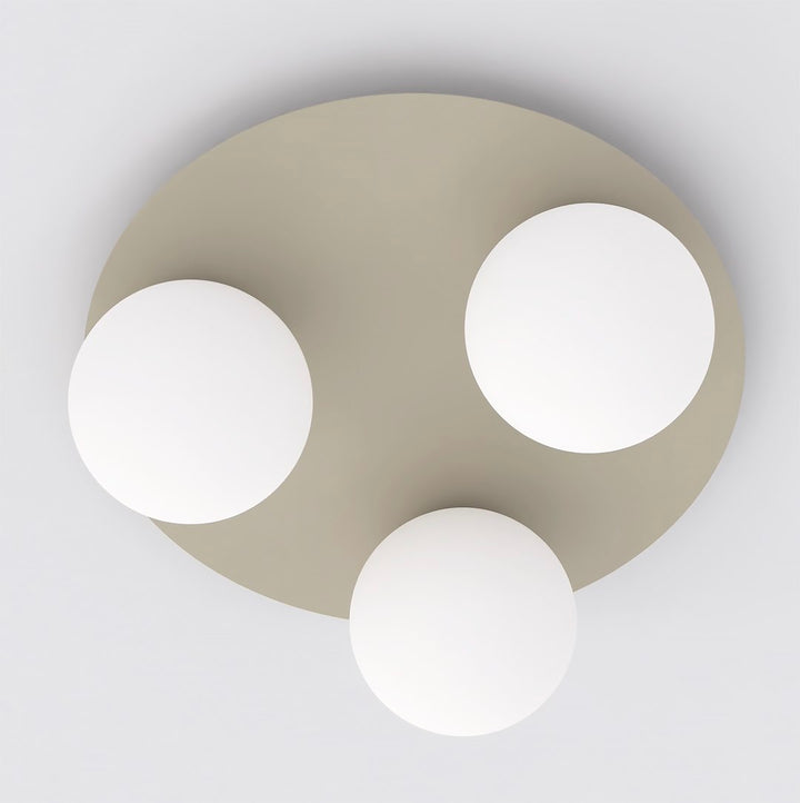 Plafoniera SOLAR 3 cafenie opal