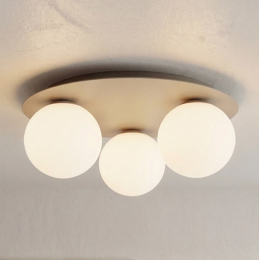 Plafoniera SOLAR 3 cafenie opal
