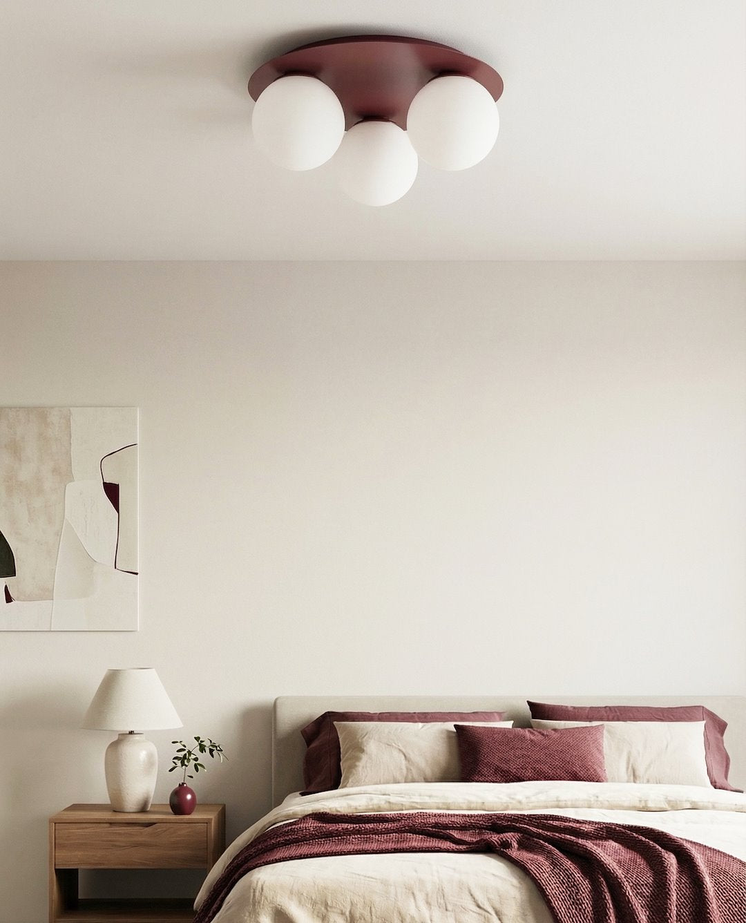Plafoniera SOLAR 3 violet‚opal