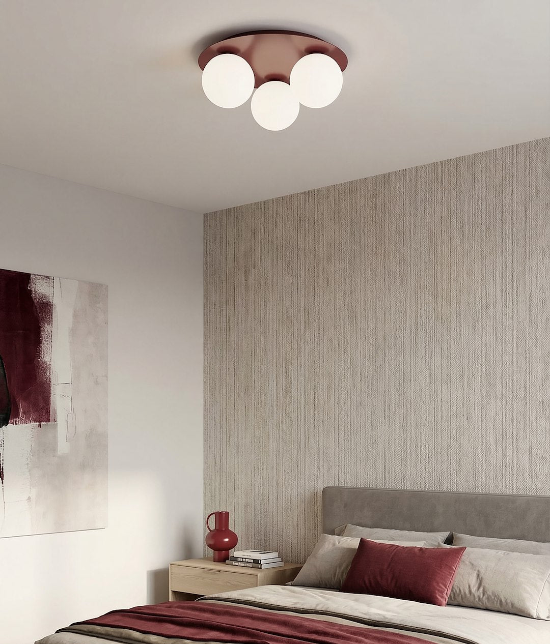 Plafoniera SOLAR 3 violet‚opal
