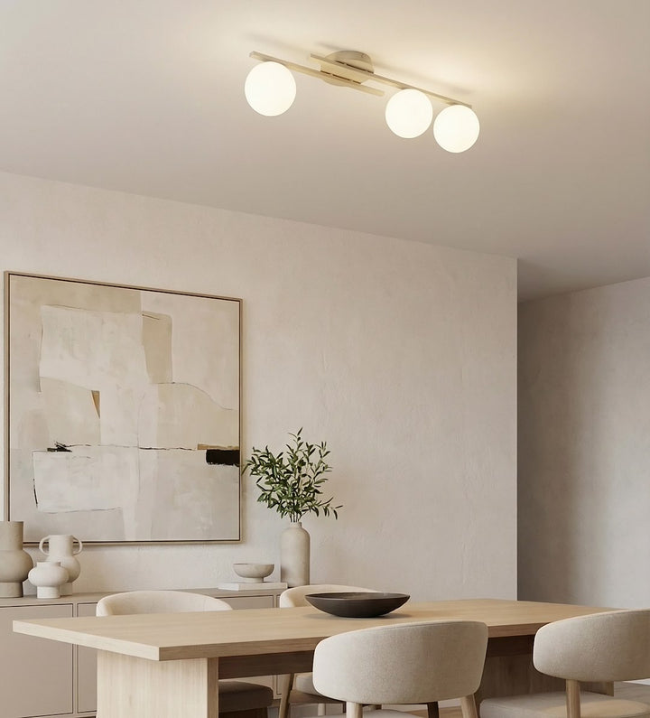 Plafoniera KAIRO 3 cafenie opal