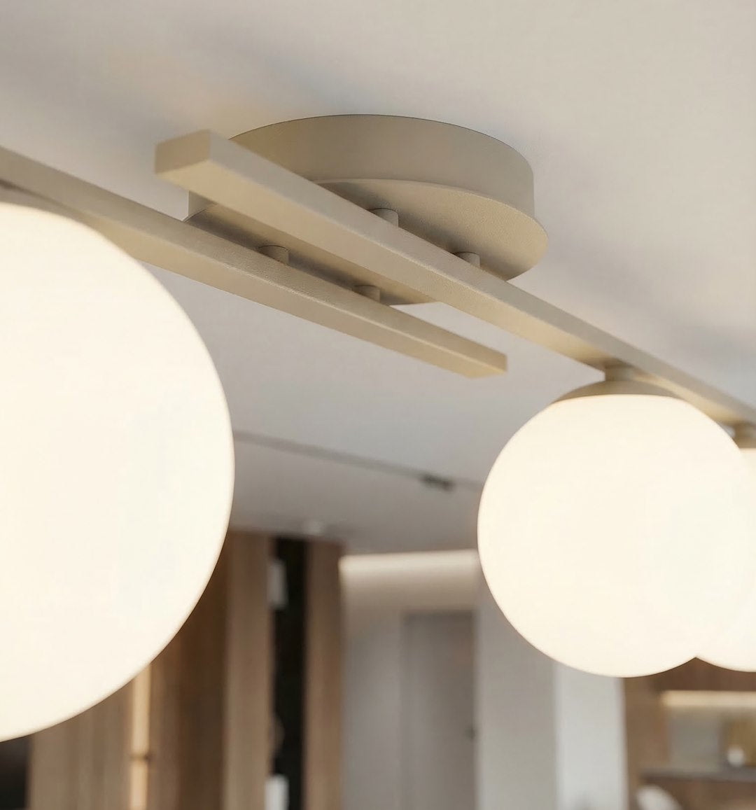 Plafoniera KAIRO 3 cafenie opal