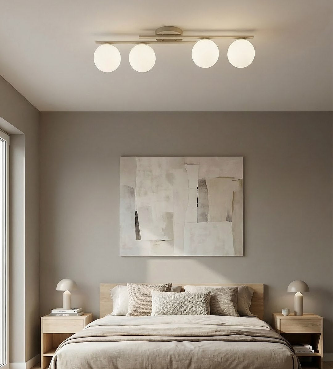 Plafoniera KAIRO 4 cafenie opal