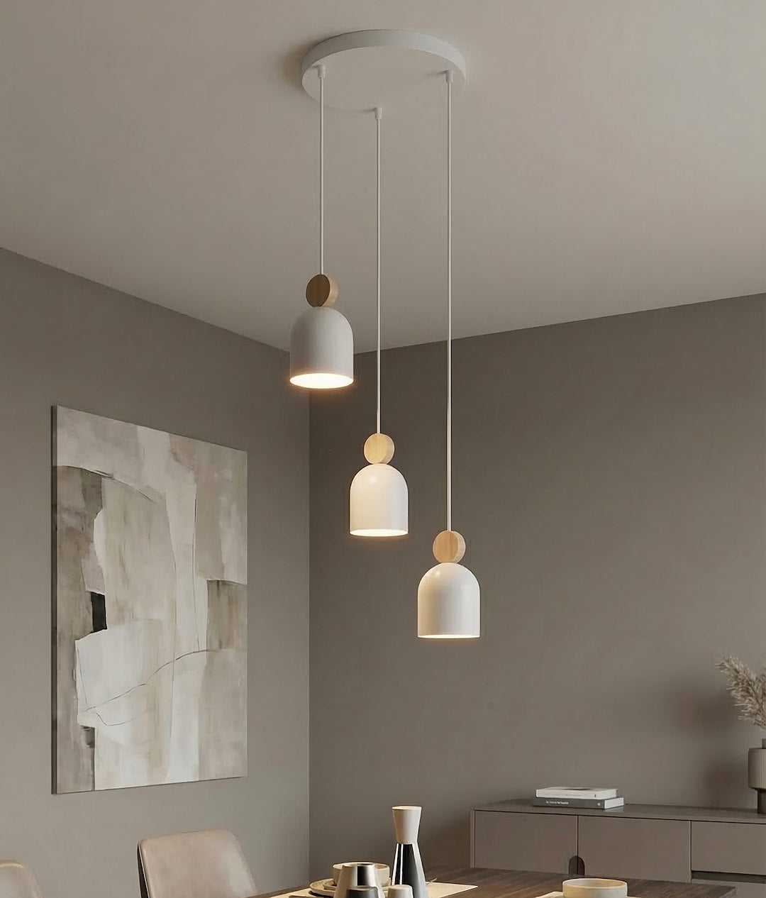 Lustra suspendata MESI 3 WH PREMIUM