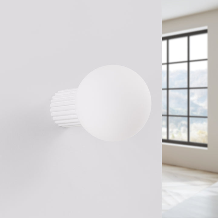 Aplica de perete HALO alba IP44
