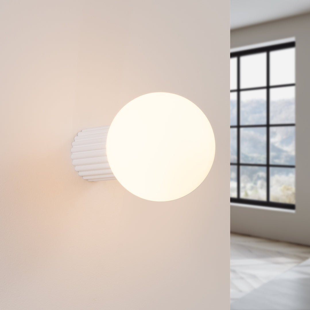 Aplica de perete HALO alba IP44