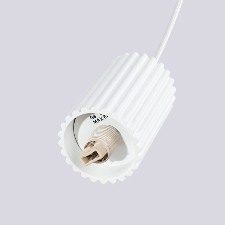 Lustra suspendata HALO 3P alb