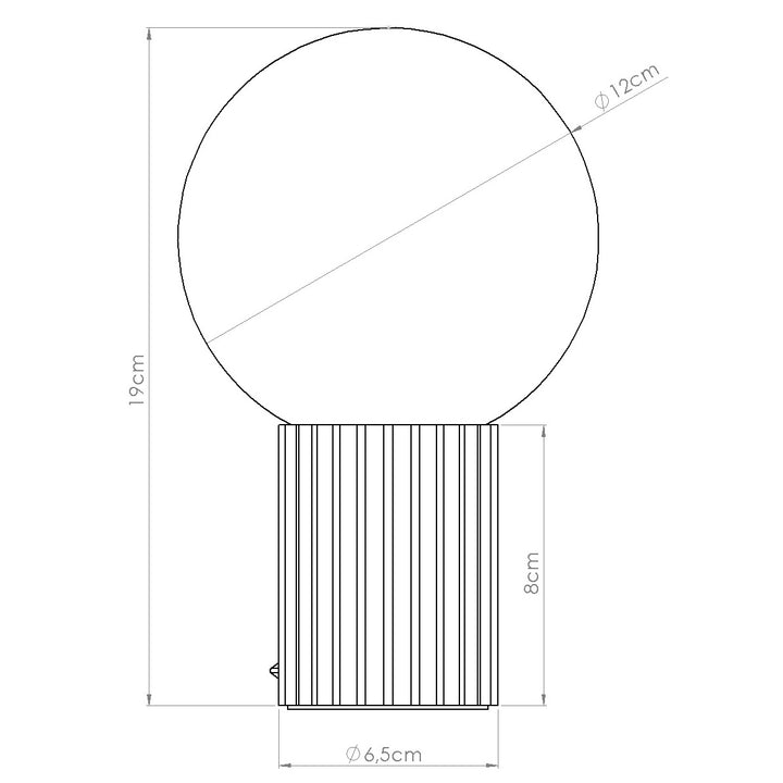Lampa de masa HALO alb