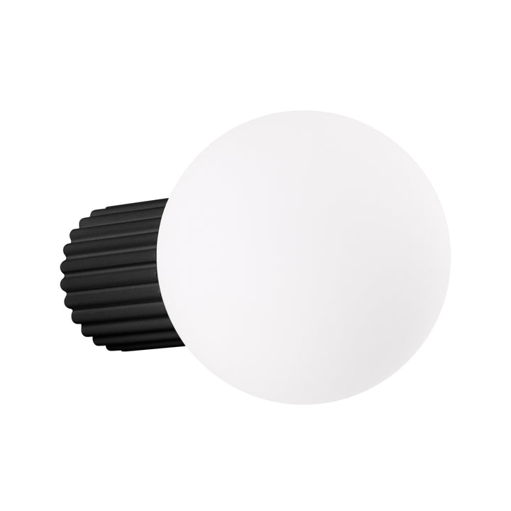 Aplica de perete HALO neagra IP44