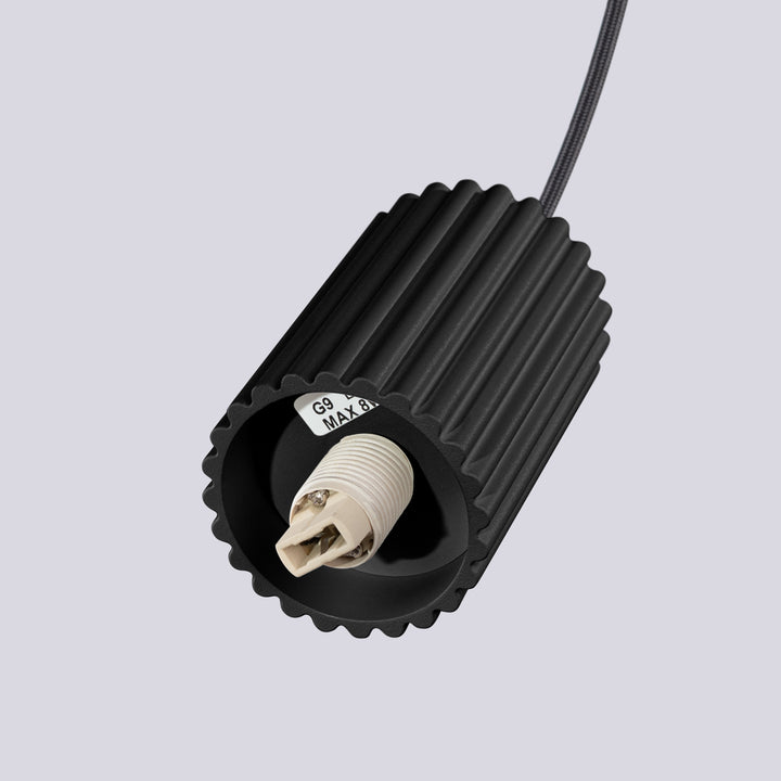 Lustra suspendata HALO 3P negru