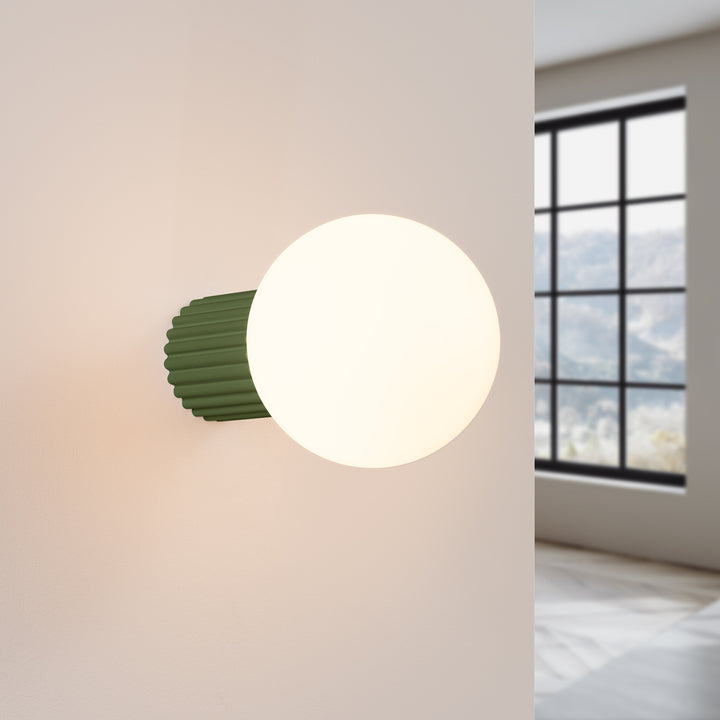 Aplica de perete HALO verde masline IP44