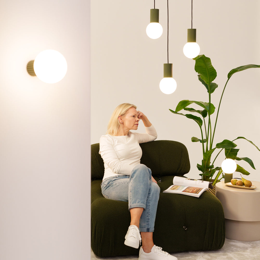 Lampa de masa HALO verde masliniu