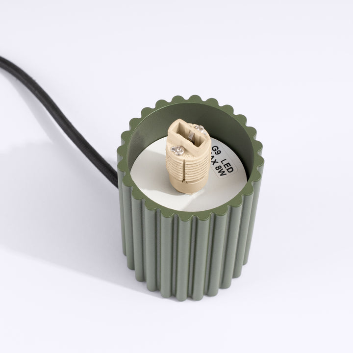 Lampa de masa HALO verde masliniu