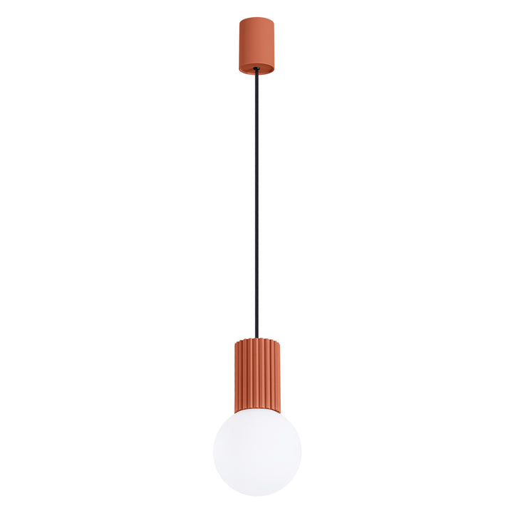 Pendul HALO 1 rosu ochra