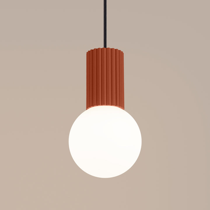 Pendul HALO 1 rosu ochra