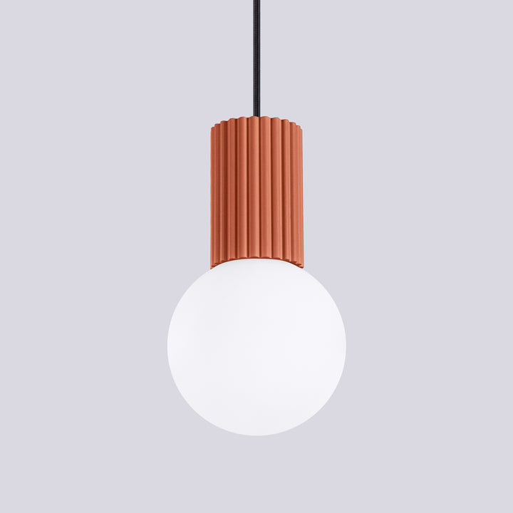 Pendul HALO 1 rosu ochra