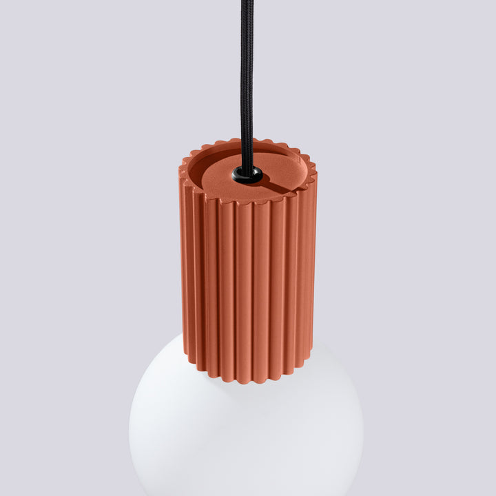 Pendul HALO 1 rosu ochra