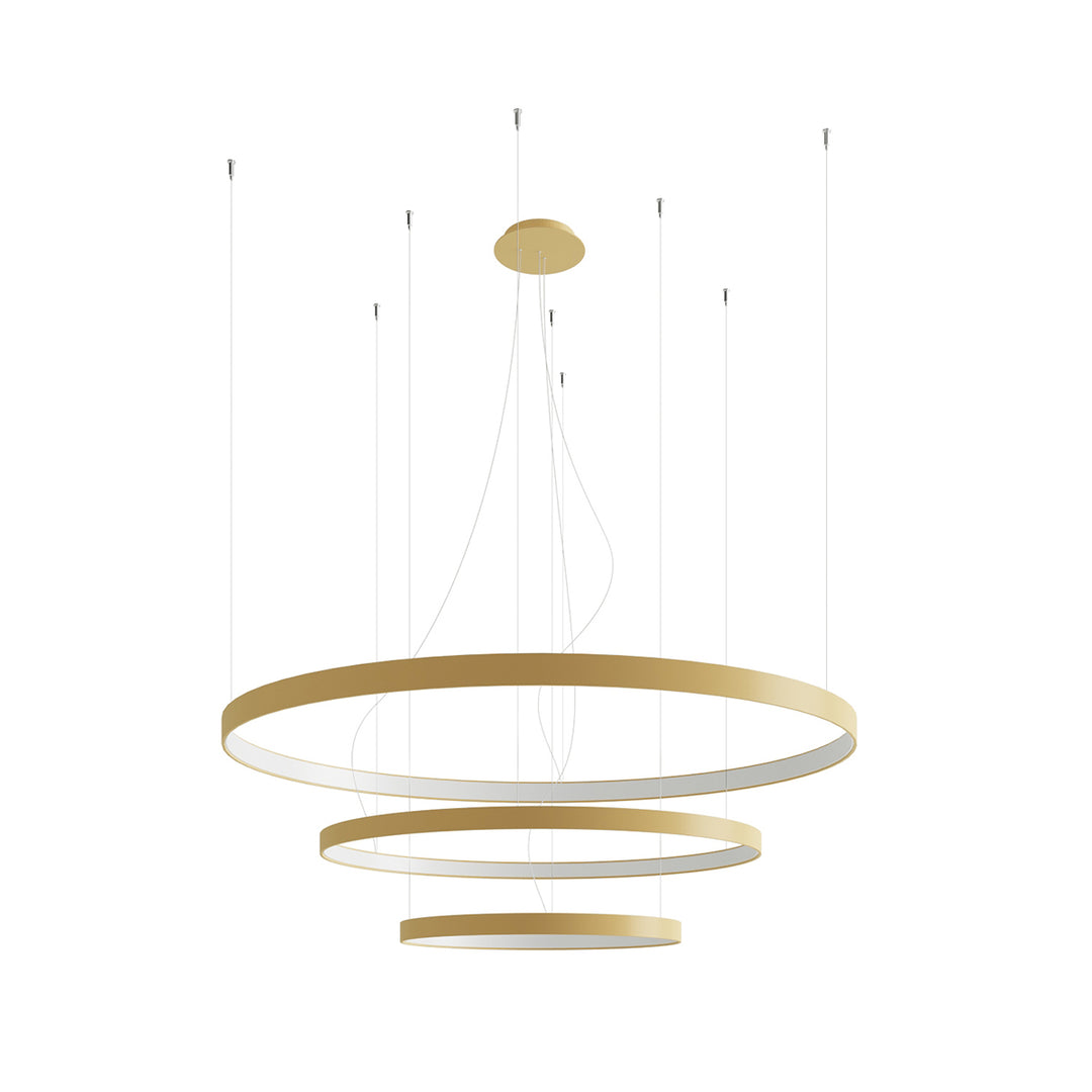 Lustra Rio 3 55/78/110 finisaj auriu LED 3000K