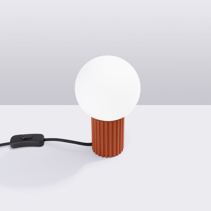 Lampa de masa HALO rosu ochra