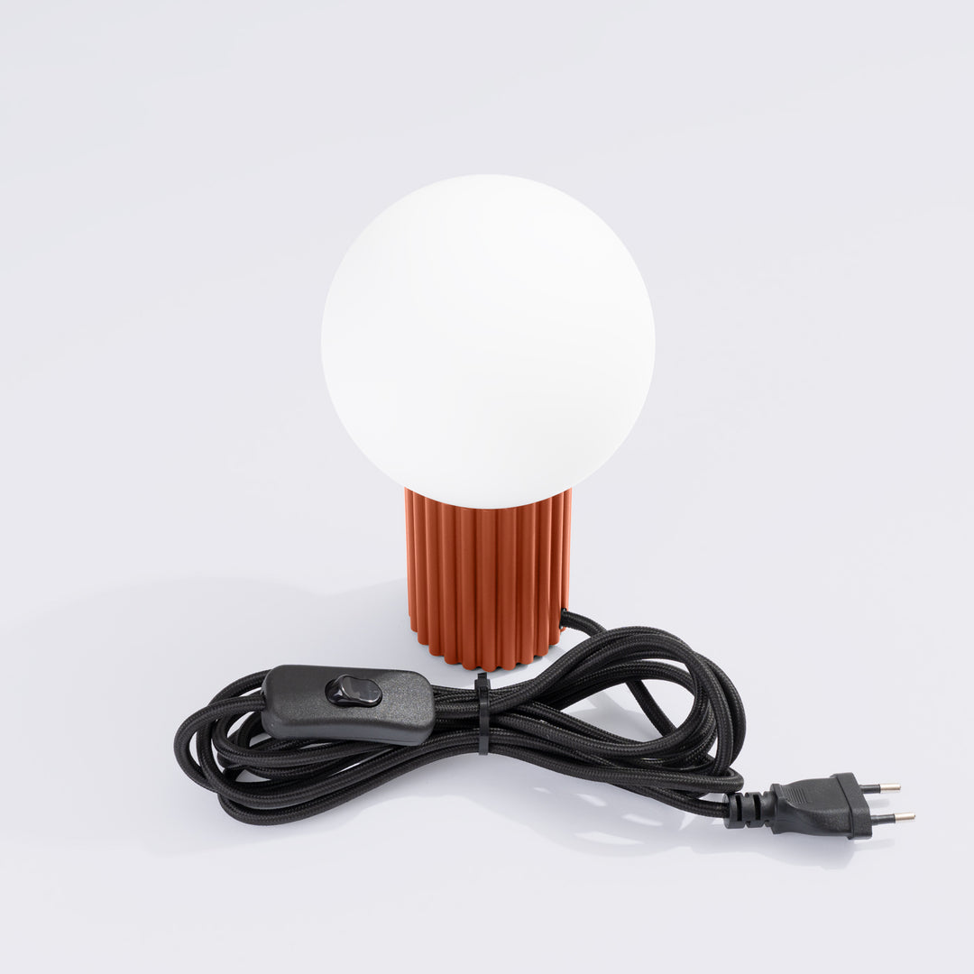 Lampa de masa HALO rosu ochra