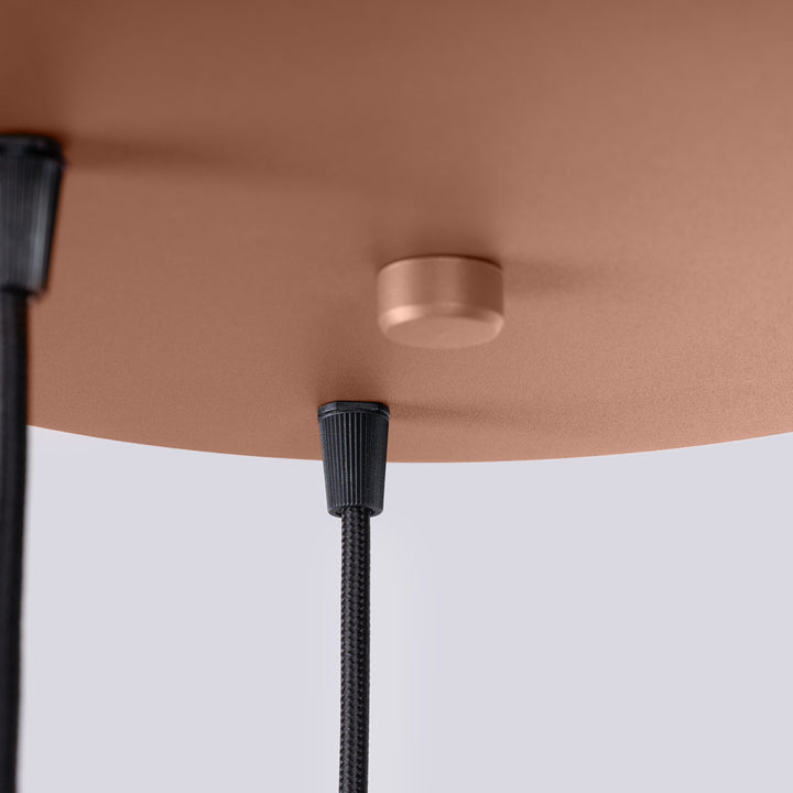 Lustra suspendata HALO 3P mocha