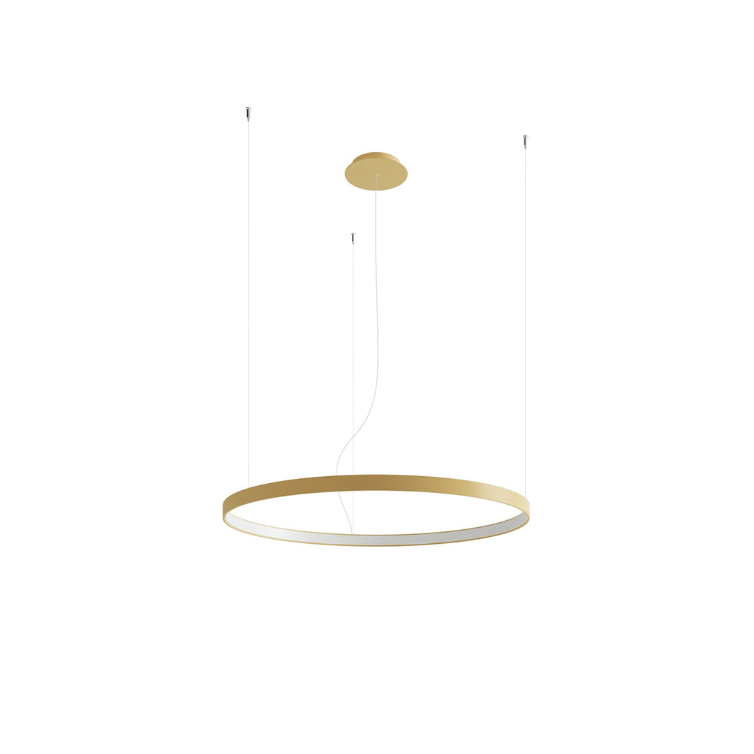 Lustra suspendata Rio 78 finisaj auriu LED 3000K