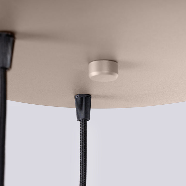 Lustra suspendata HALO 3P taupe
