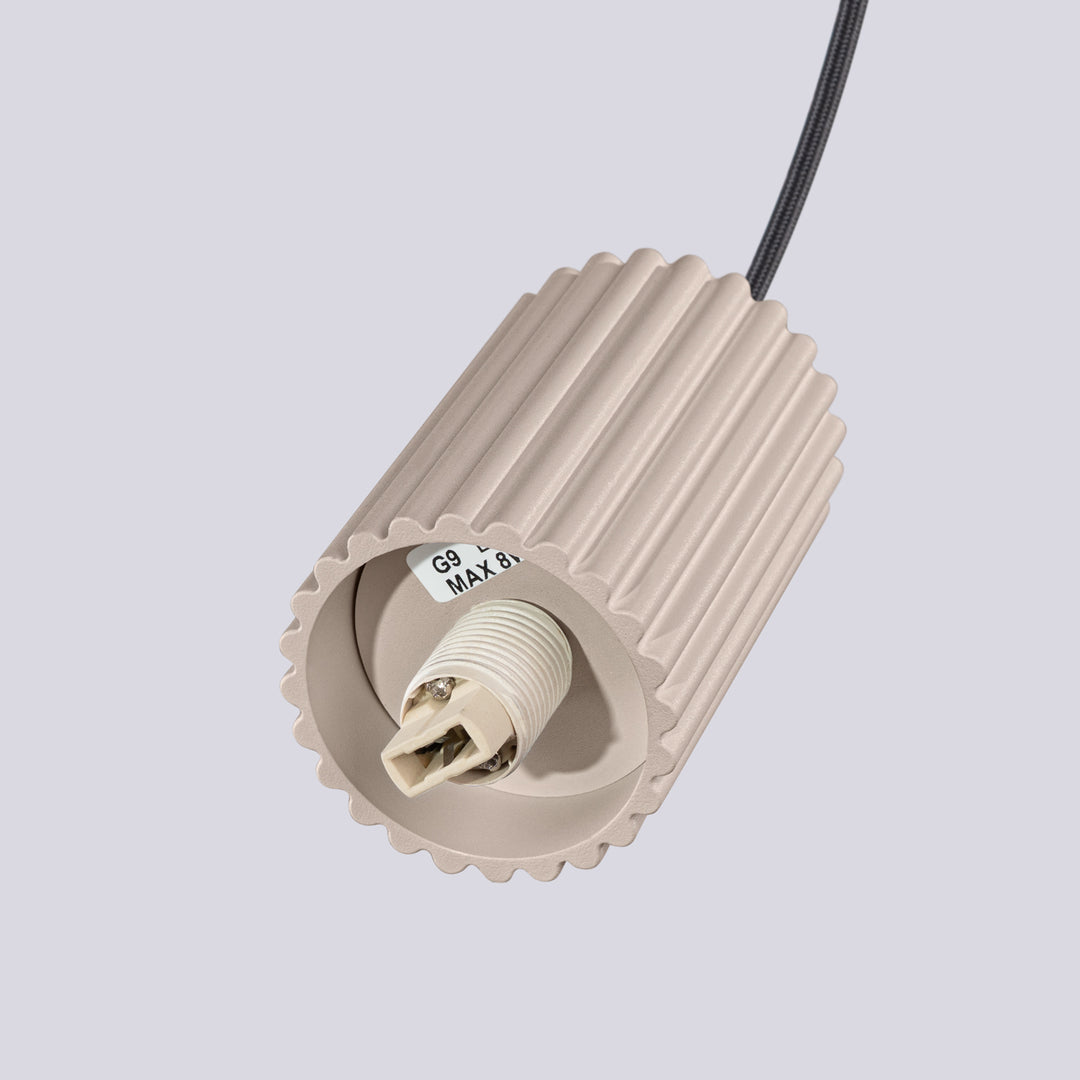 Lustra suspendata HALO 3P taupe