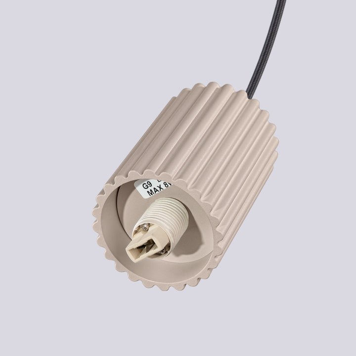 Lustra suspendata HALO 3P taupe