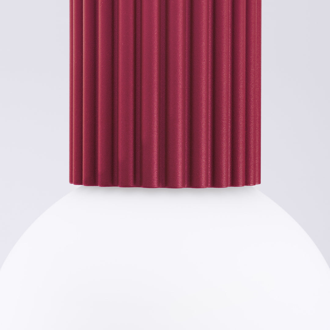 Plafoniera HALO burgundy IP44