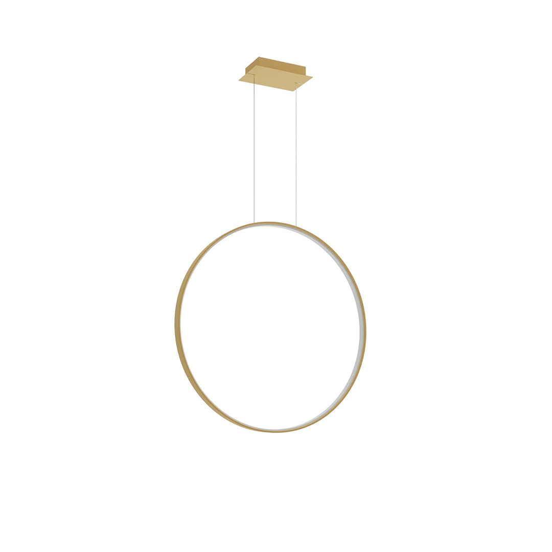 Lustra suspendata Rio 78 finisaj auriu LED 3000K