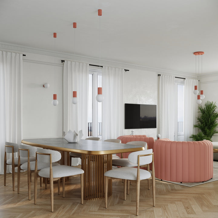 Lampa de masa HALO peach