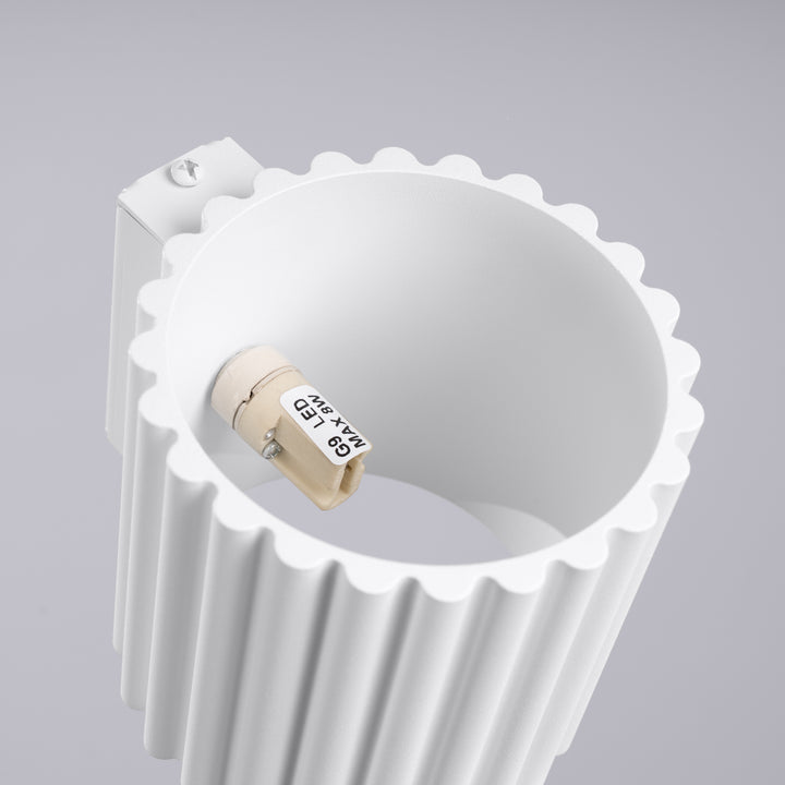 Lampa de perete AURA alb G9