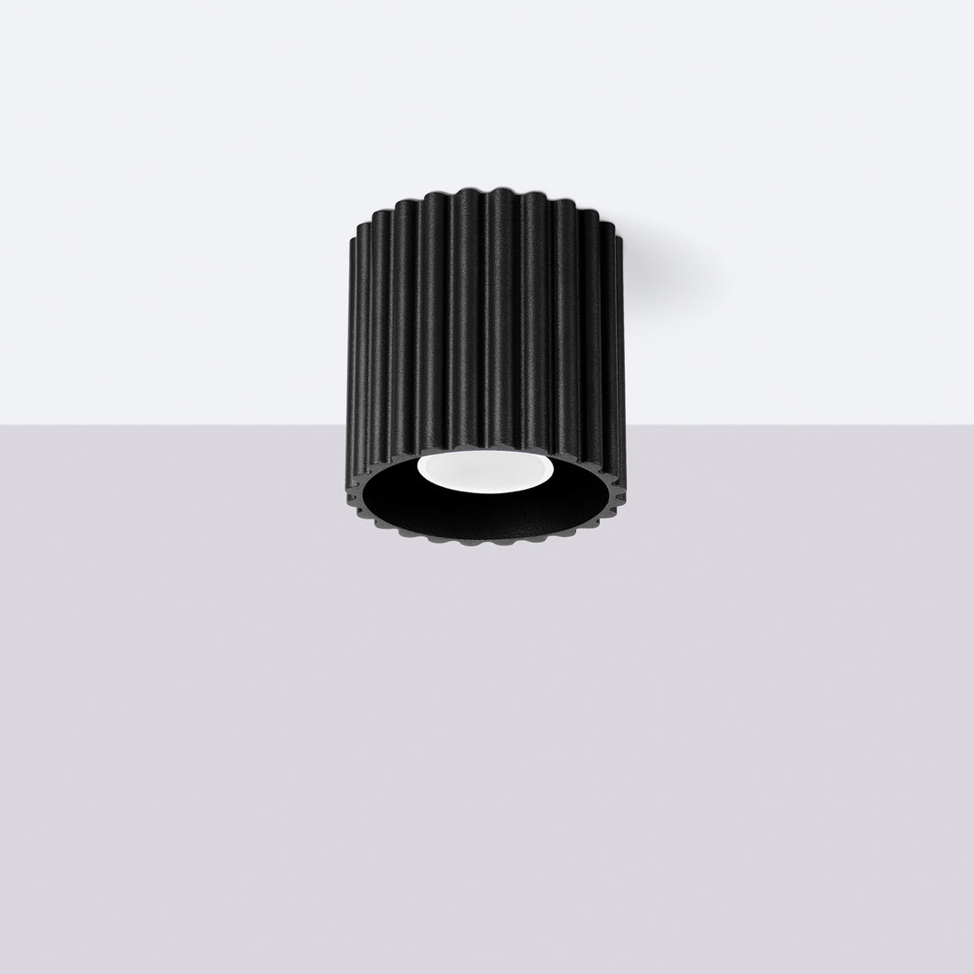 Spot aplicat AURA 1 negru GU10