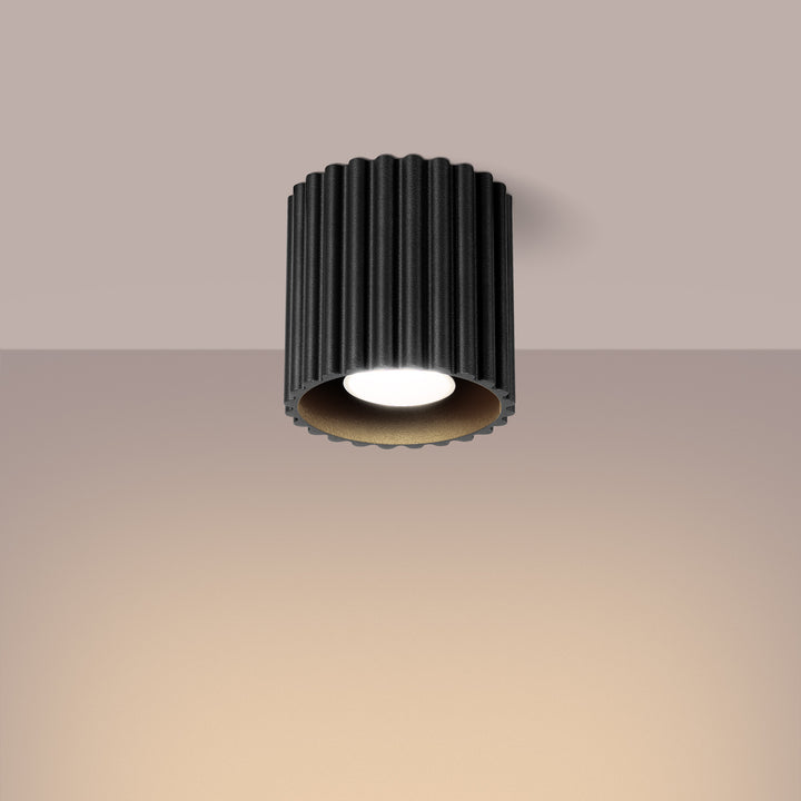 Spot aplicat AURA 1 negru GU10