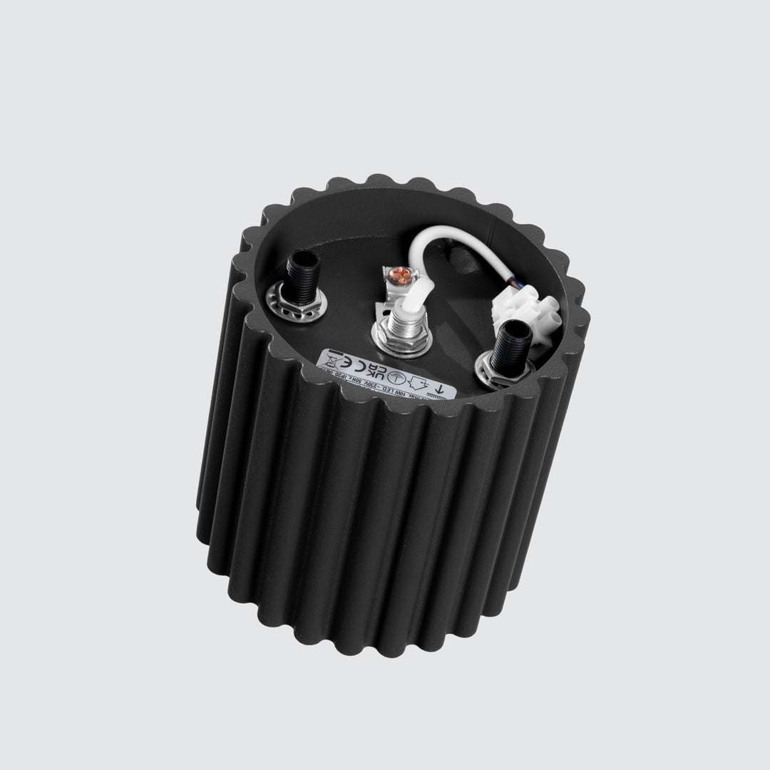 Spot aplicat AURA 1 negru GU10