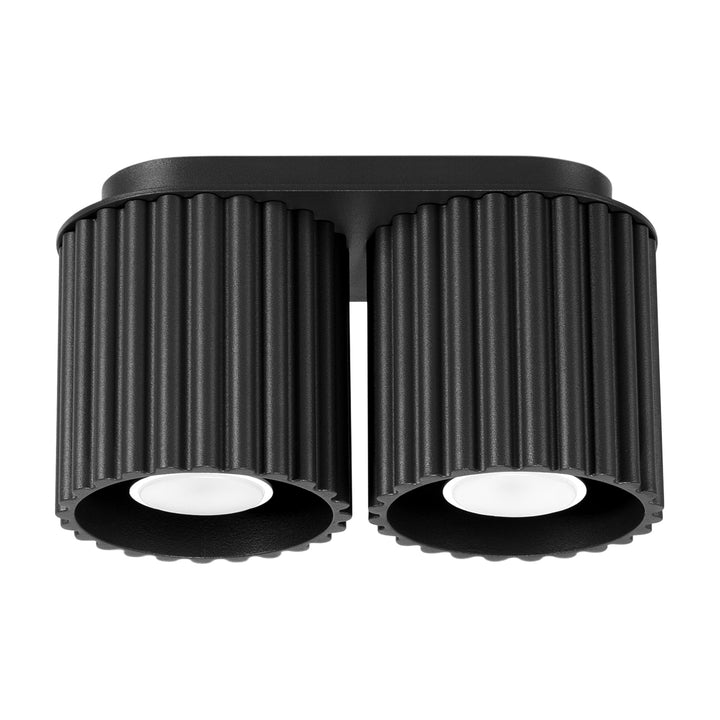 Spot aplicat AURA 2 negru GU10