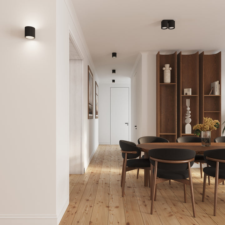 Lampa de perete AURA negru G9